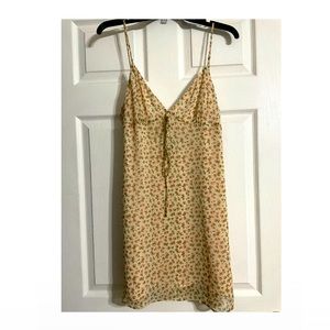 Zara mini flower print dress